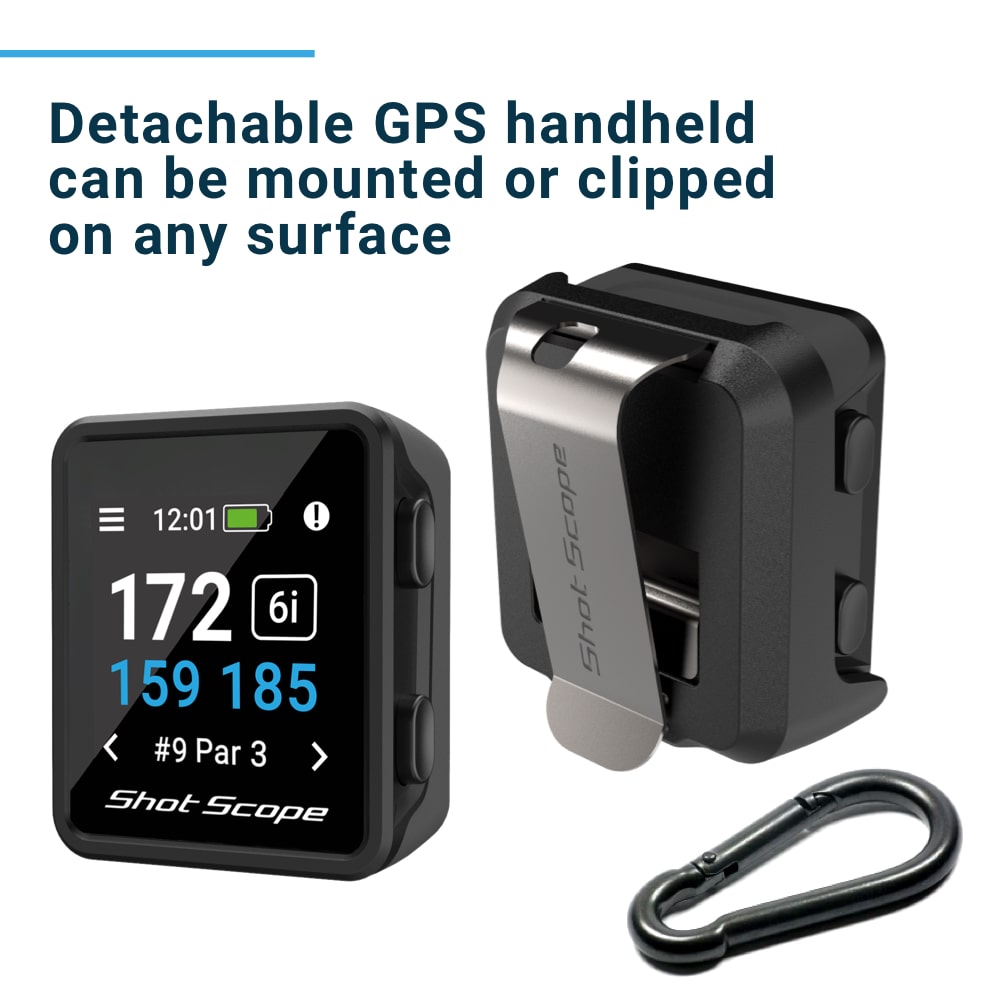 Shot Scope LX+ (1st Gen) Laser Rangefinder and H4 Handheld GPS