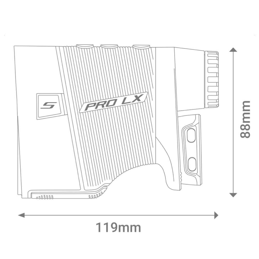 Shot Scope LX+ (1st Gen) Laser Rangefinder and H4 Handheld GPS