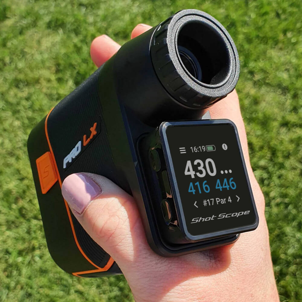 Shot Scope LX+ (1st Gen) Laser Rangefinder and H4 Handheld GPS